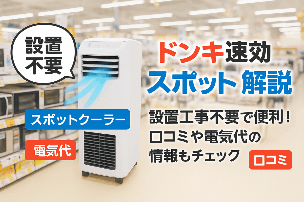 ドンキ　スポットクーラー　冷暖房機能つき ドンキ スポットクーラー 冷暖房機能つき
