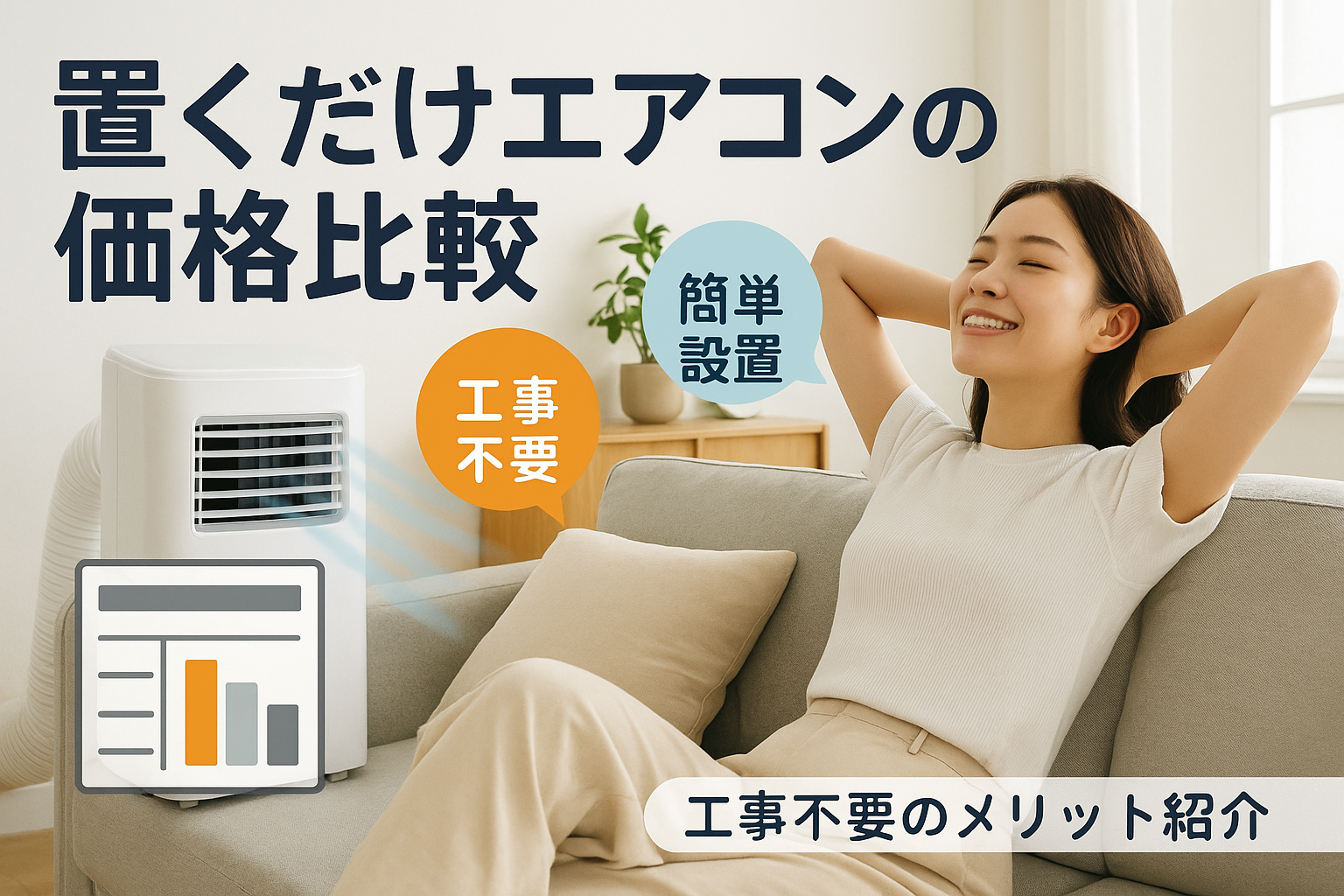 工事不要✨️ 最新ドンキホーテ　どこでも置くだけエアコン　冷房•暖房 工事不要✨️ 最新ドンキホーテどこでも置くだけエアコン冷房•暖房