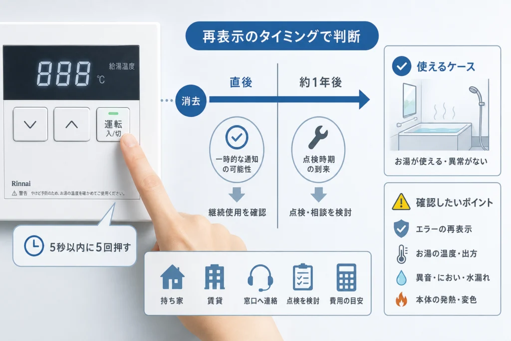 888を消した後も使える？約1年後と直後の再表示を分ける