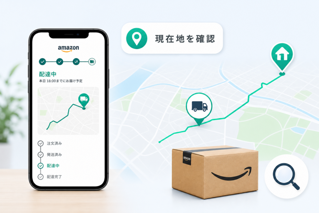 AmazonトラッキングIDで現在地・配送ステータスを追跡する方法