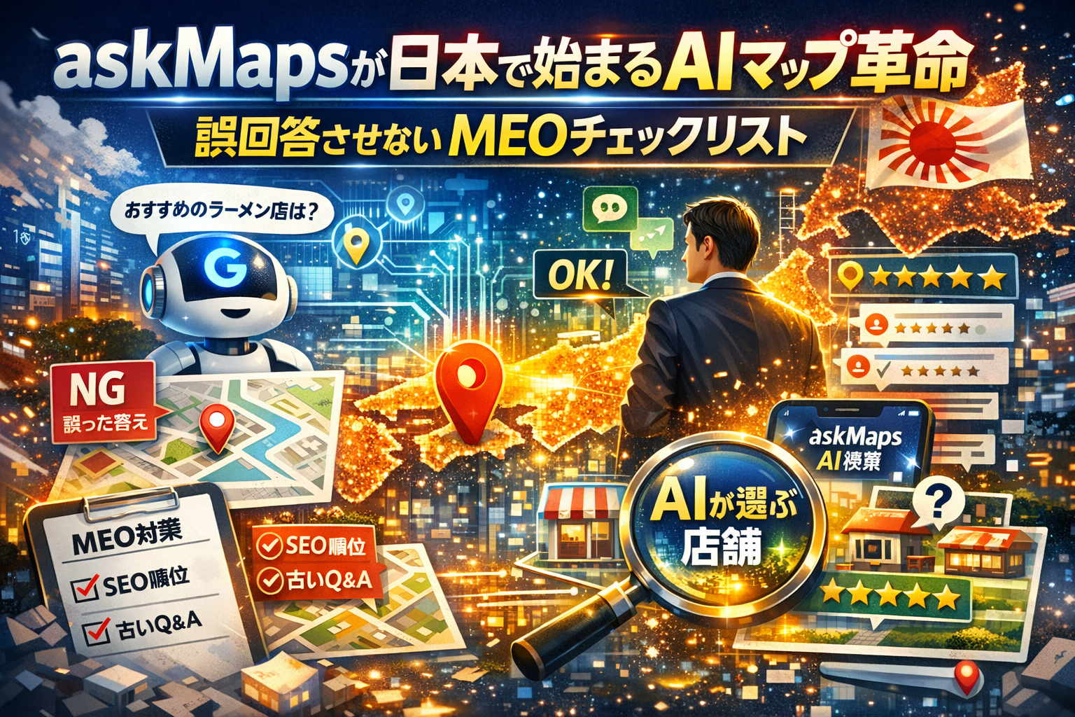 askMapsが日本で始まるAIマップ革命 誤回答させないMEOチェックリスト - ハウスケアラボ