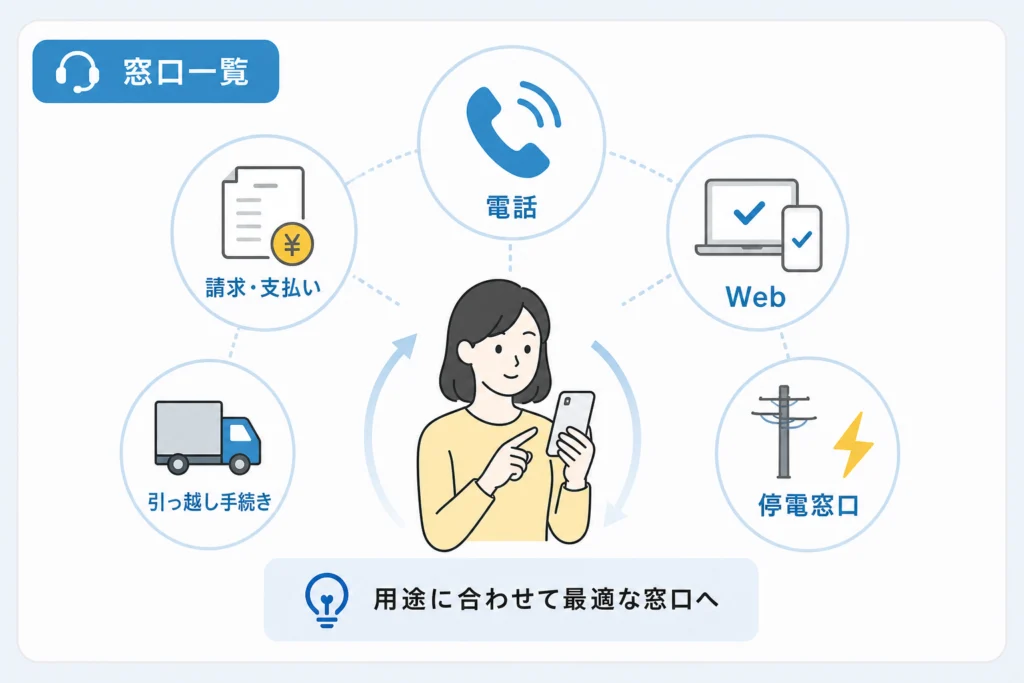 auでんきの問い合わせ電話番号・受付時間