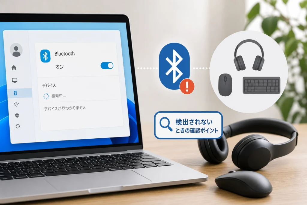 Bluetooth機器が検出されない・ペアリングできない場合