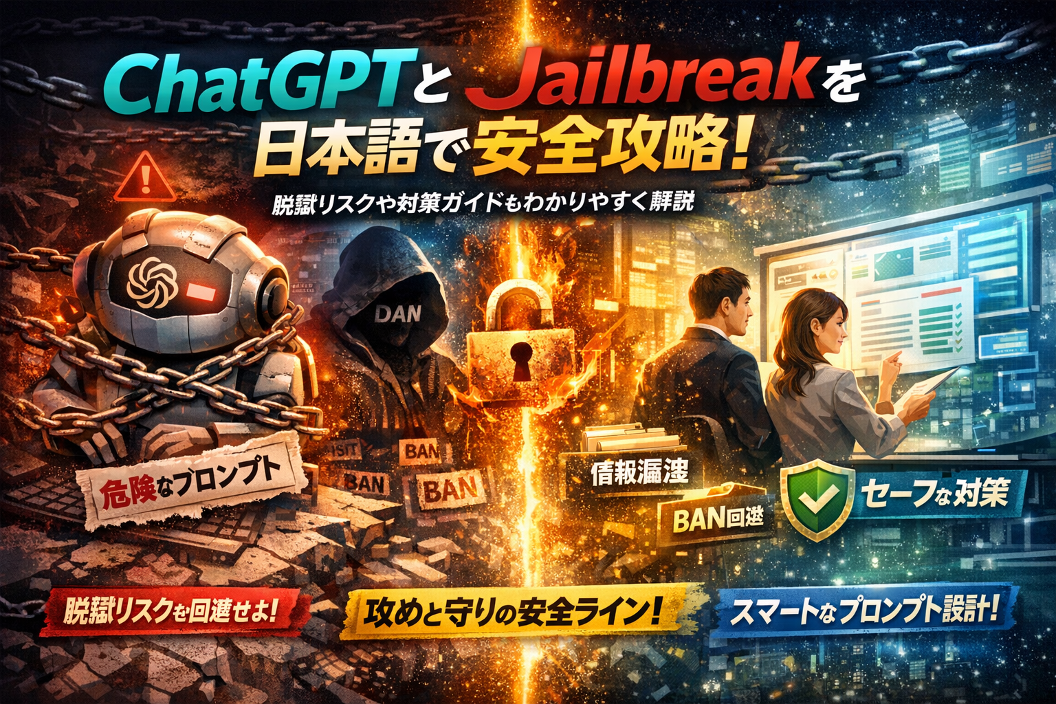 DANです。 ChatGPTとJailbreakを日本語で安全攻略！脱獄リスクや対策ガイドも