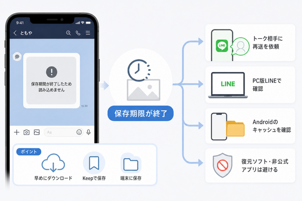 「保存期間が終了したため確認できない」と表示される仕組み