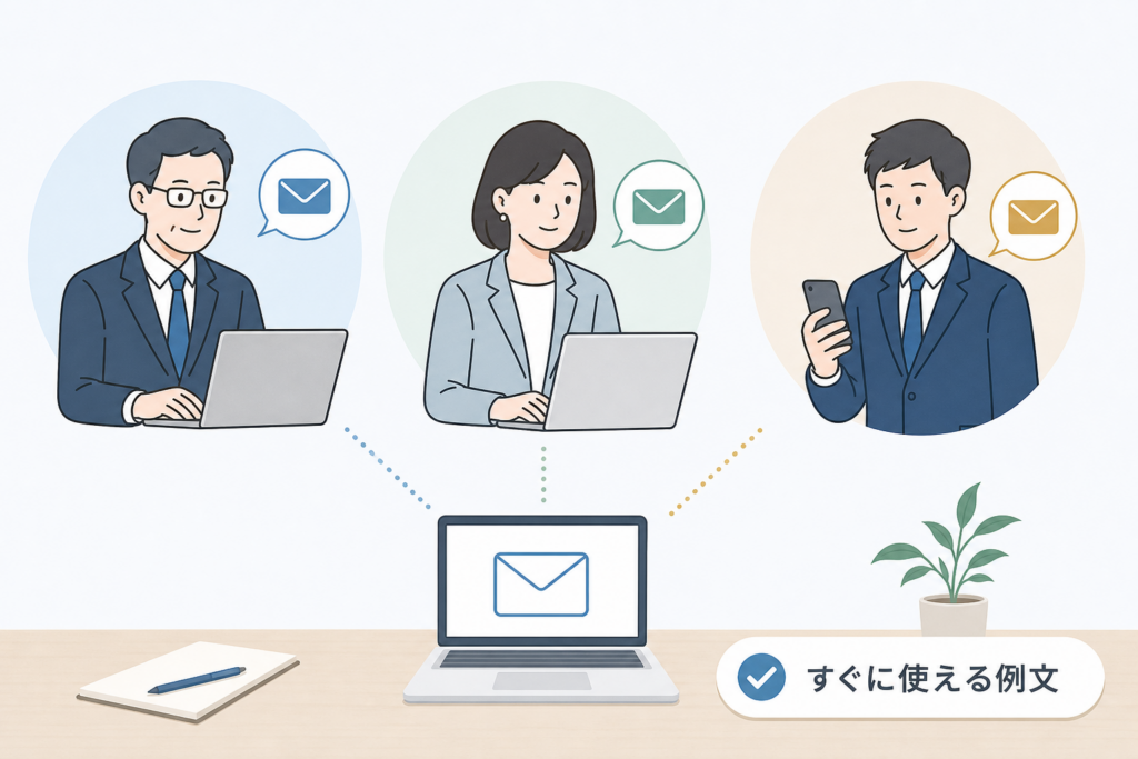 【相手別・場面別】ビジネスメールでそのまま使える実践例文集