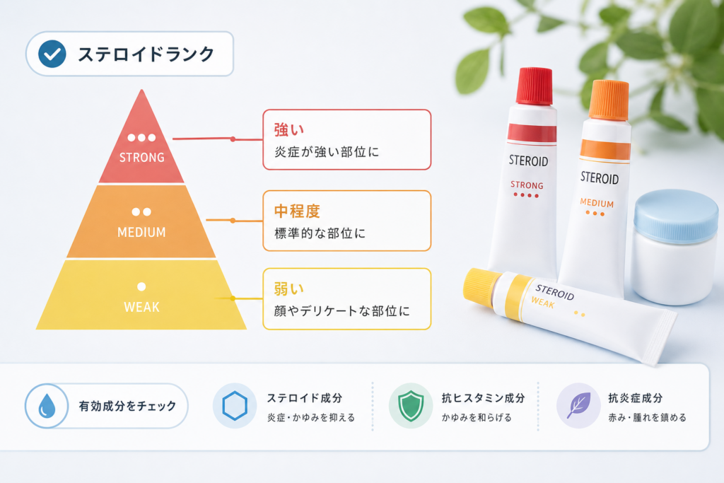 アブ刺されに効く市販薬の選び方｜ステロイドランクと有効成分