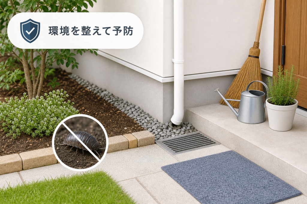 ダンゴムシ大量発生を防ぐ予防対策と庭・玄関の環境改善