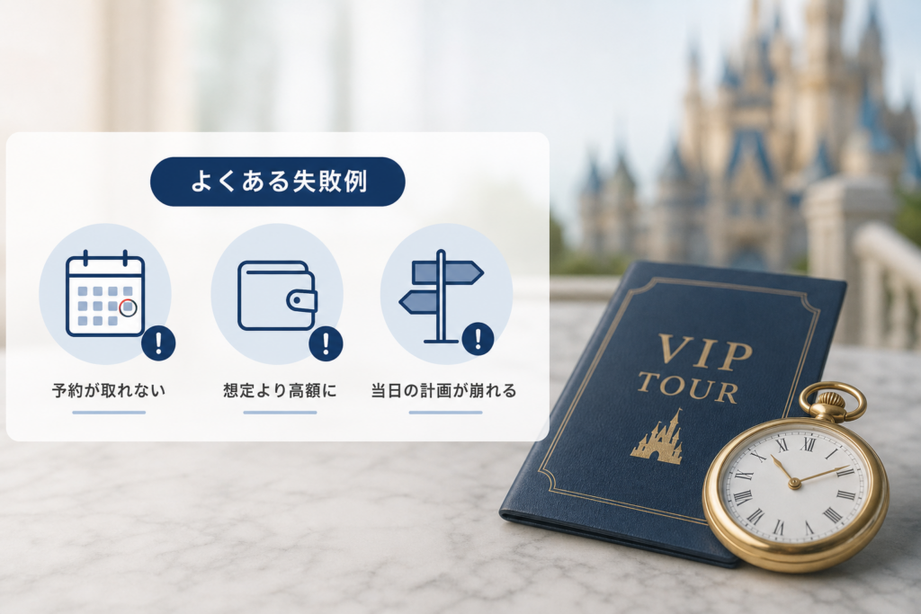 ディズニーVIPツアーが地獄と呼ばれる落とし穴とよくある失敗事例