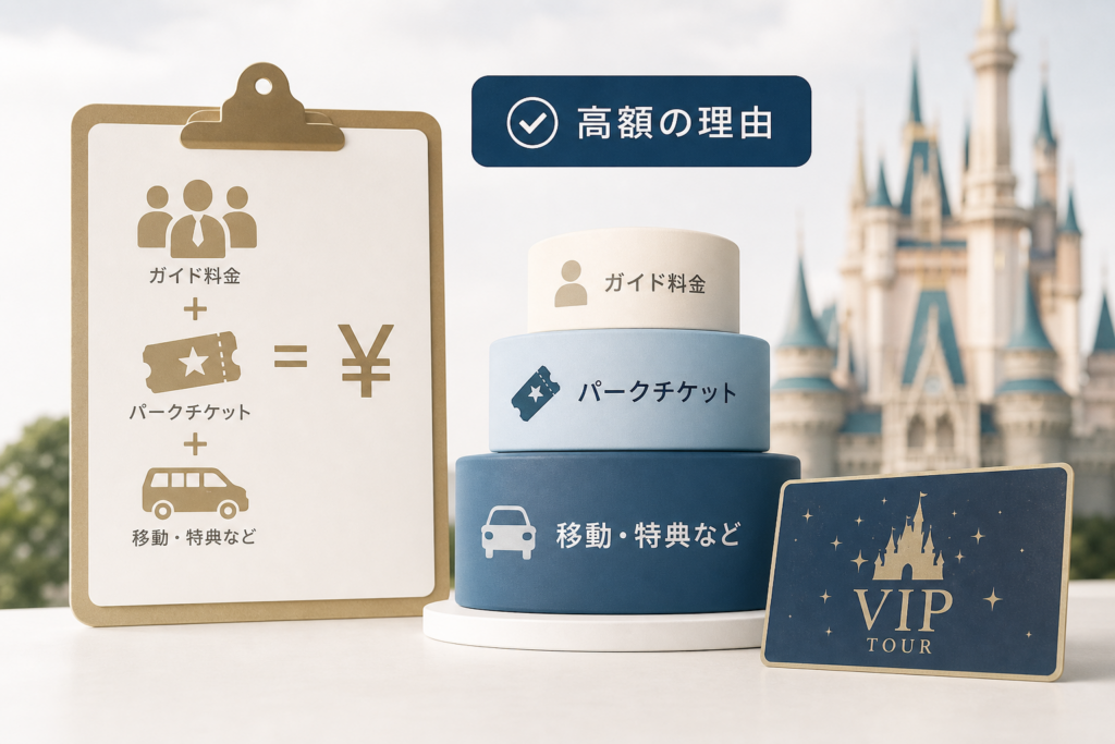 ディズニーVIPツアーの値段の仕組みと100万円という噂の内訳