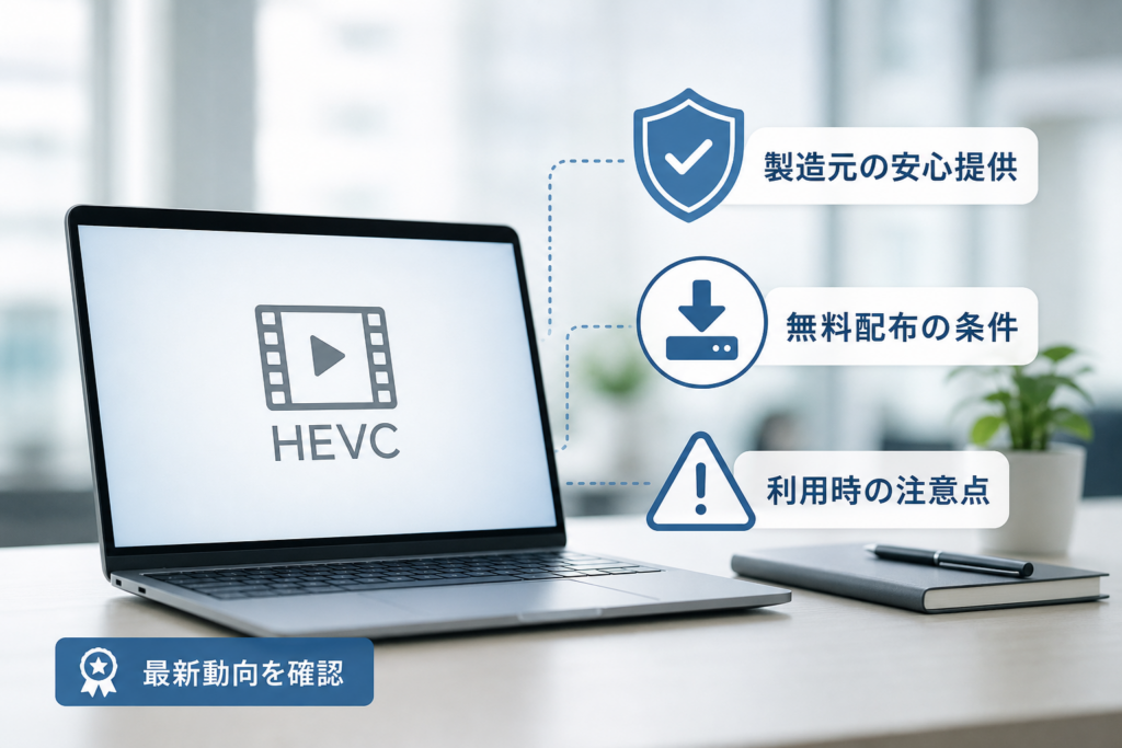 デバイス製造元向け無料版HEVCビデオ拡張機能の最新動向と注意点