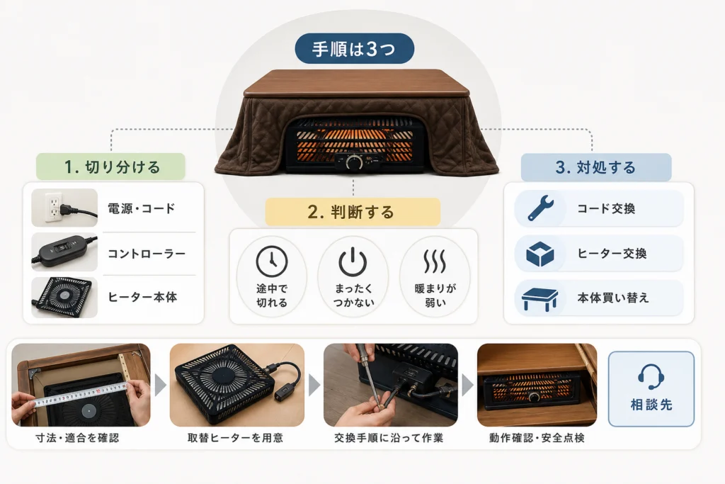 メーカー修理は、どこに相談する？