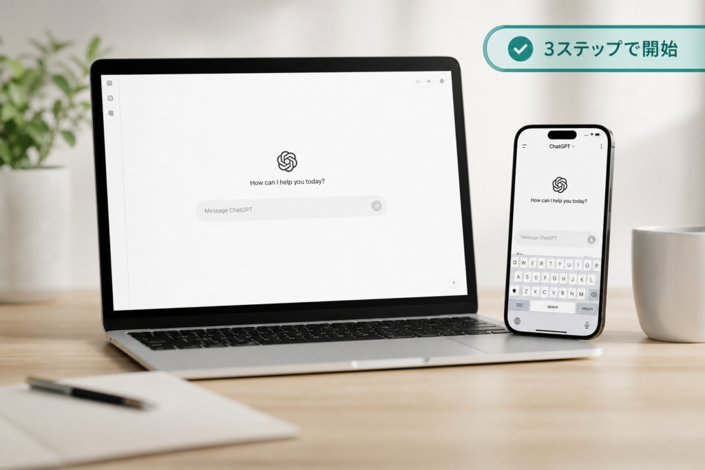 公式のchatgpt日本語無料版をスマホやPCで今すぐ始める簡単ガイド