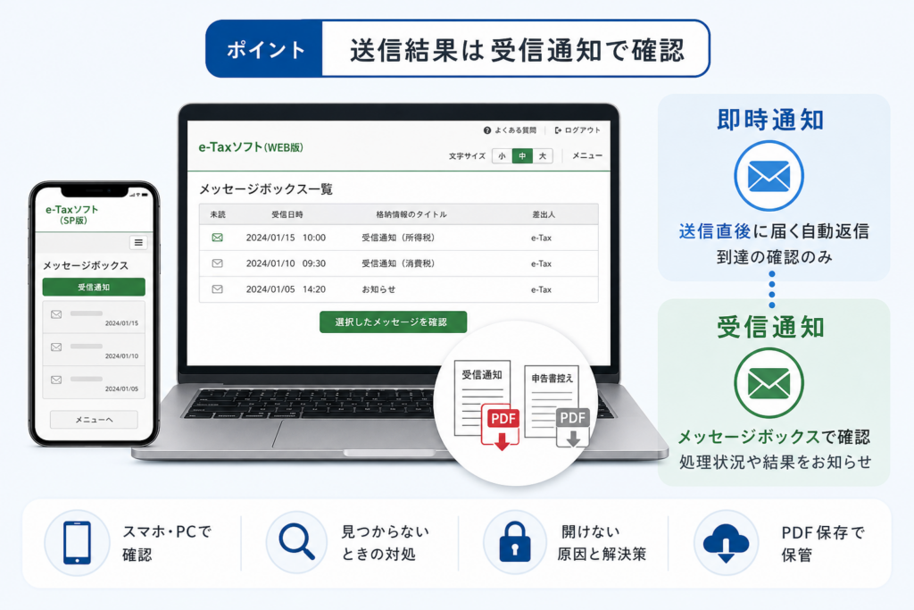 即時通知と受信通知の違い