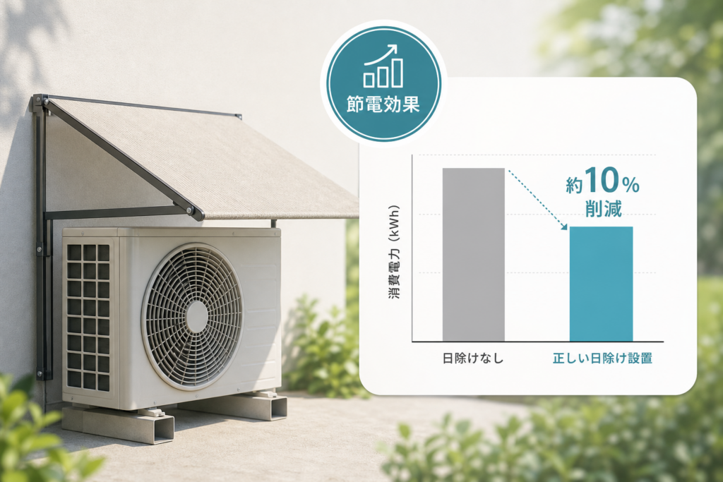 実測データで検証：正しい日除け設置で期待できる節電効果