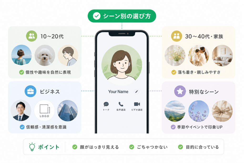 年代やシーン別で変わる正解のLINEアイコン選び方マップ