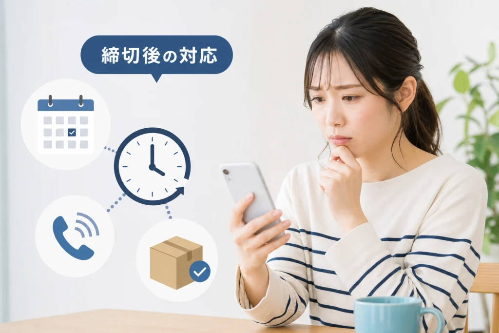当日のネット受付締切を過ぎたらどうする？