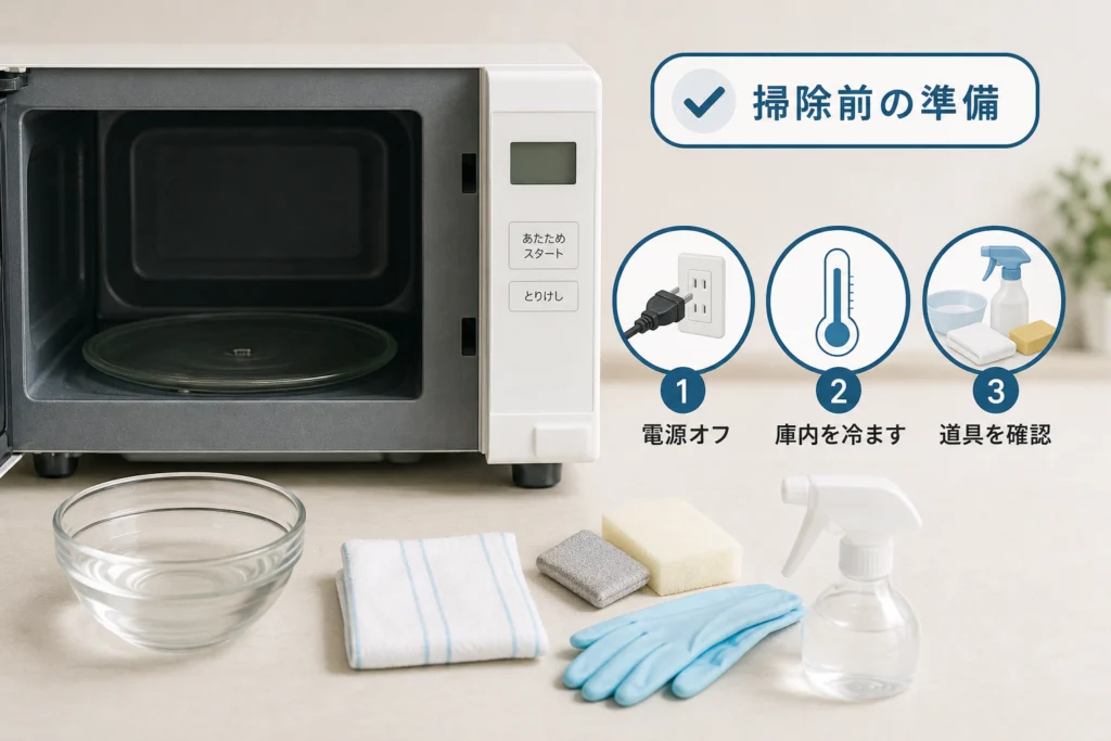 掃除前の準備|電源・冷却・使える道具を確認する