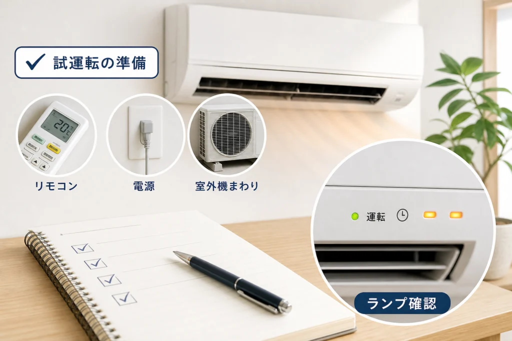 暖房試運転はいつ行い、何を準備する?