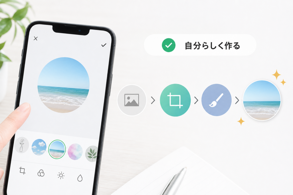 無料やフリー素材でここまで変わるLINEアイコン画像の自作テクニック集