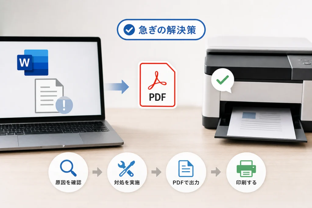 特定のWordファイルだけ印刷できないときは?