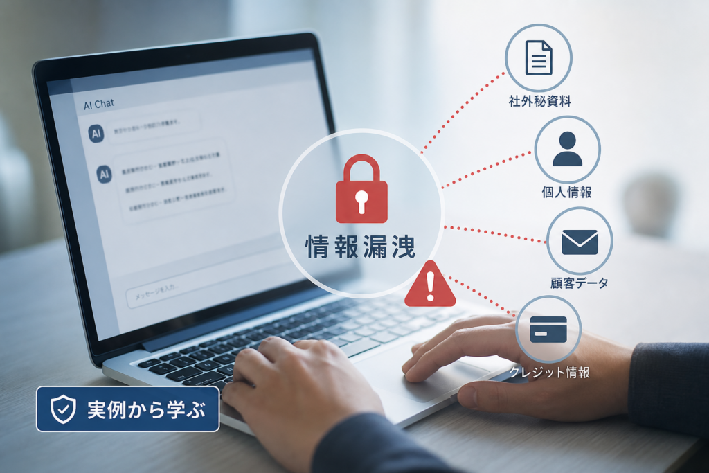 生成AIで実際に起きた情報漏洩・トラブルの事例