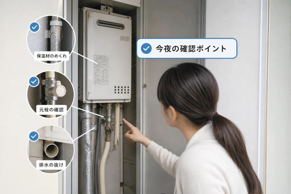 給湯器やマンションのPSでは何を確認する？