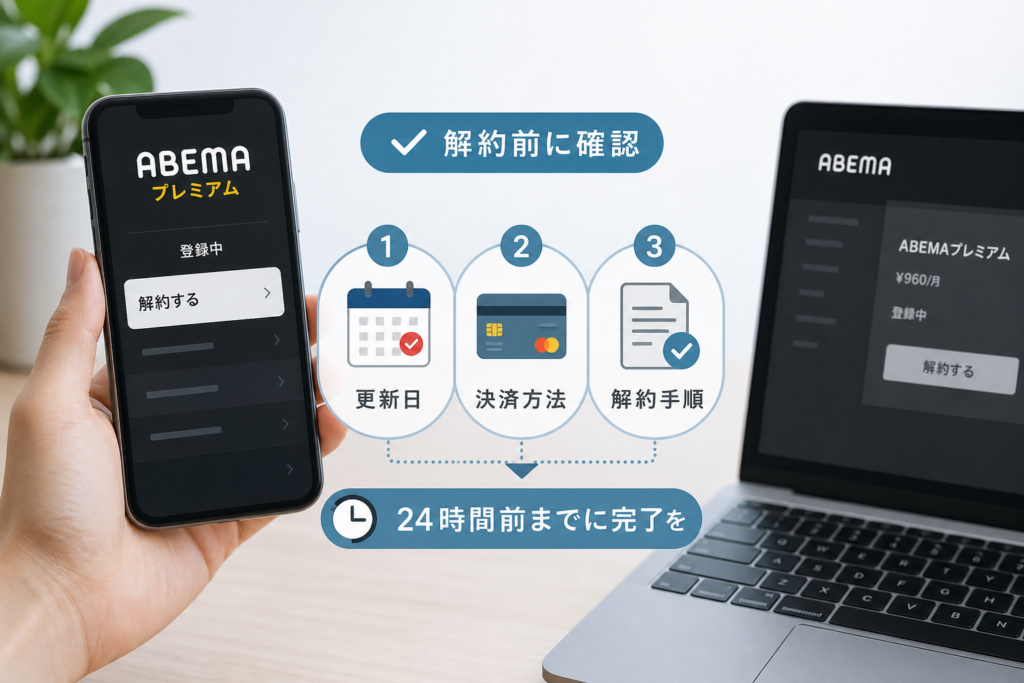 解約前に何を確認すれば、次回の自動更新を止められる？