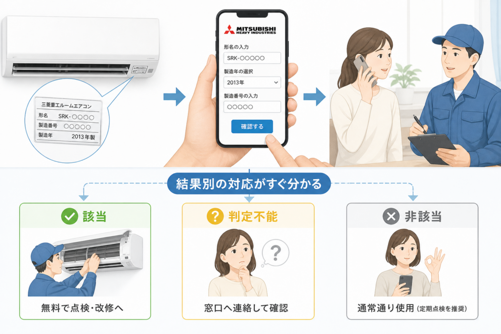 該当・非該当・判定不能――結果別にどう動く？