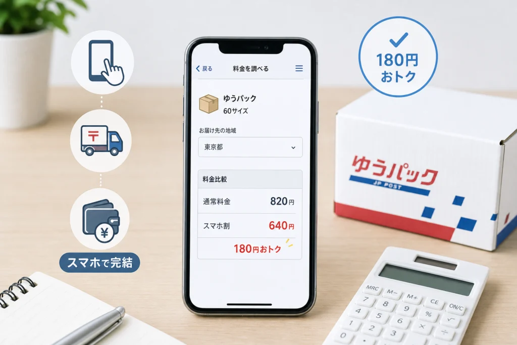 送料はいくら?60サイズ・県内宛の例と自分の料金の調べ方