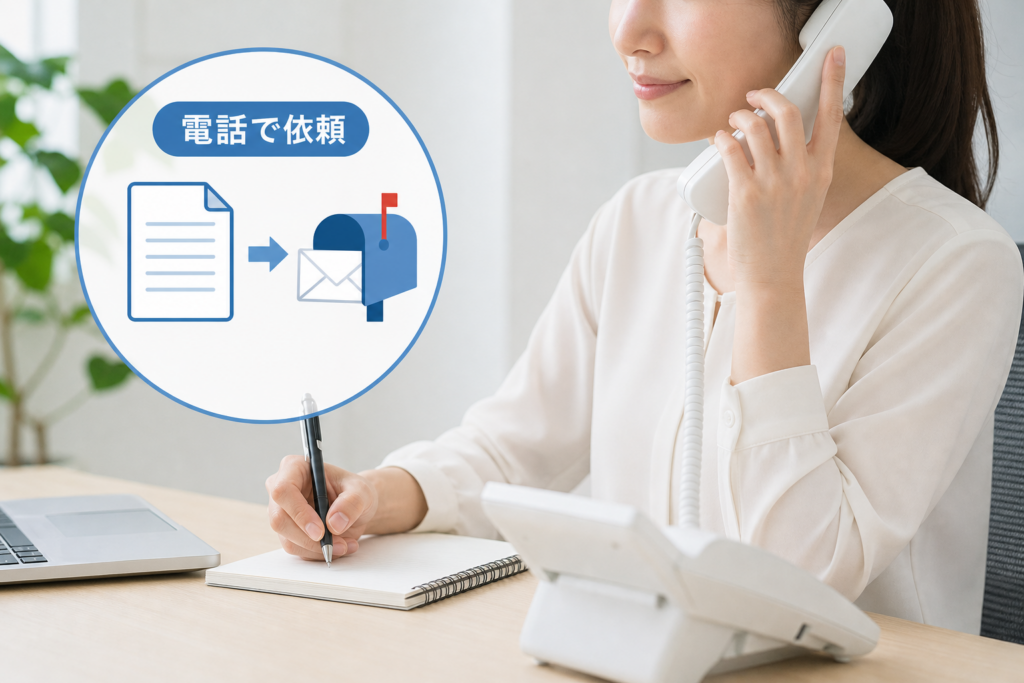 電話・年金事務所で再交付を依頼する方法