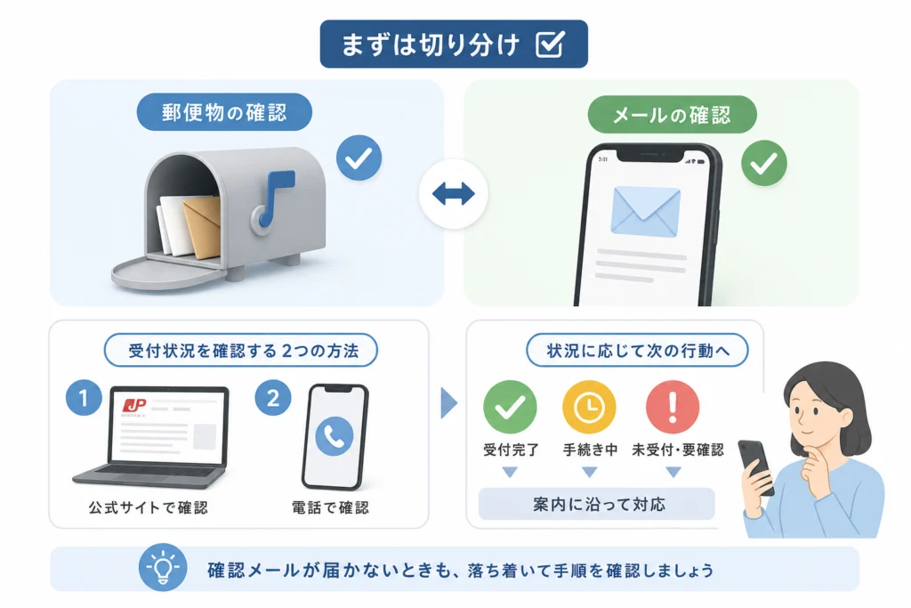 e転居の確認・完了メールが届かないときの対処