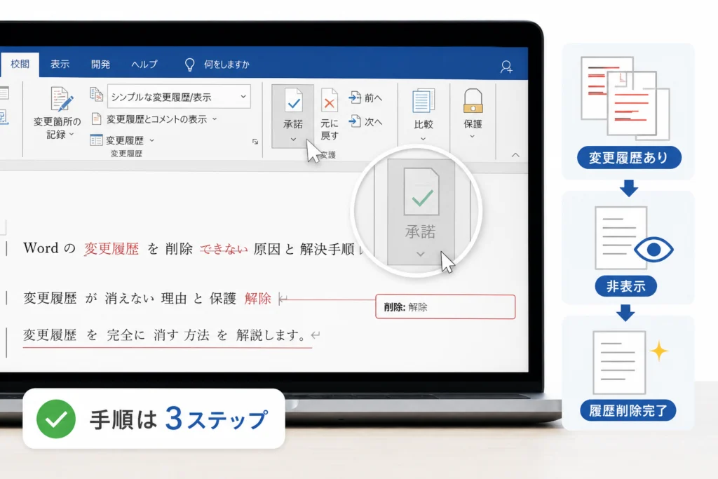 ［承諾］がグレーアウトして押せないときは？