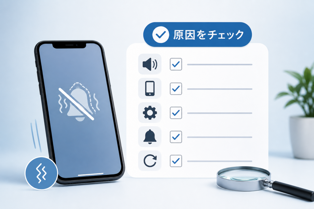 iPhoneのバイブが鳴らない・弱い・おかしい時の原因別チェックリスト