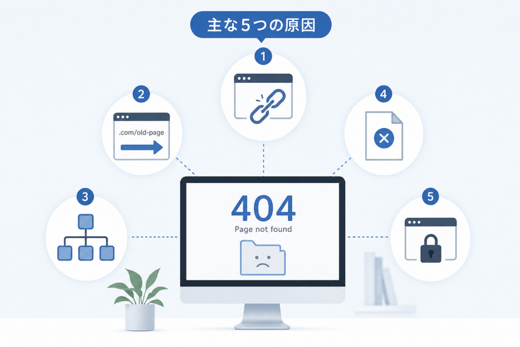 Page not foundが表示される主な5つの原因